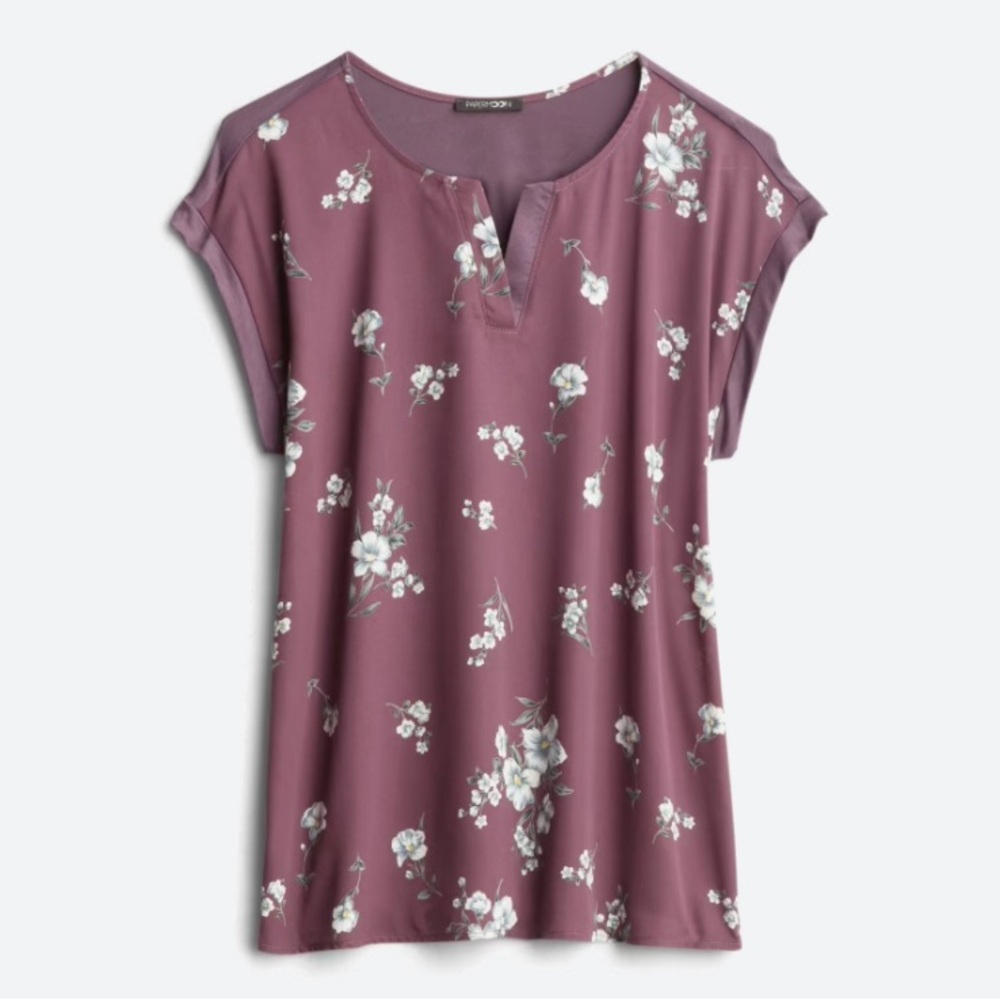 Papermoon Reece Mixed Material blouse size XL from Stitch Fix
